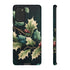 Dark Green Festive Holly in Watercolor - Impact Resistant Phone Case Samsung Galaxy S20+ Glossy